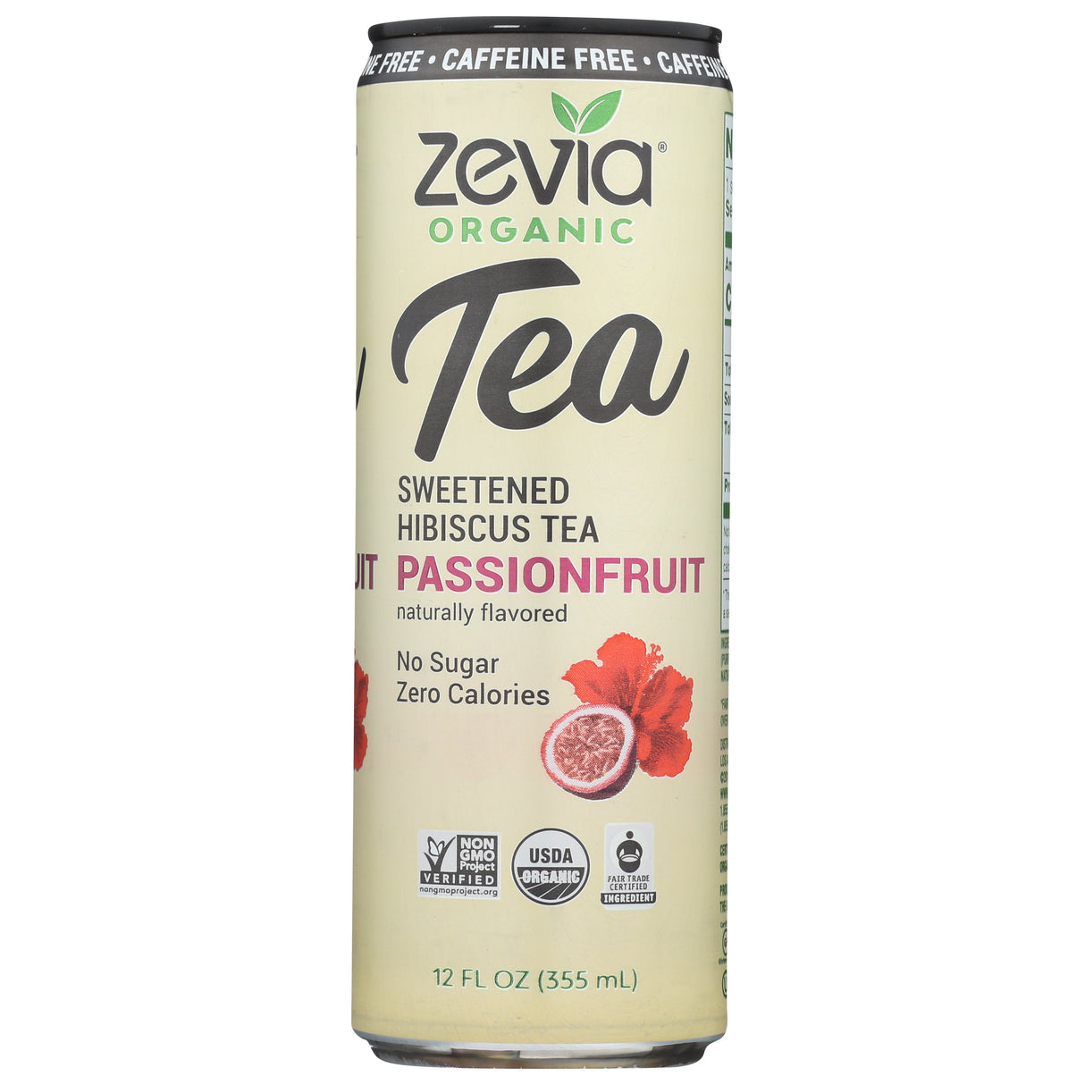 Tea, Sweetened Hibiscus, Passionfruit, Caffeine-Free, Zero Calorie, Single-Serve,12 - 12 FLUID