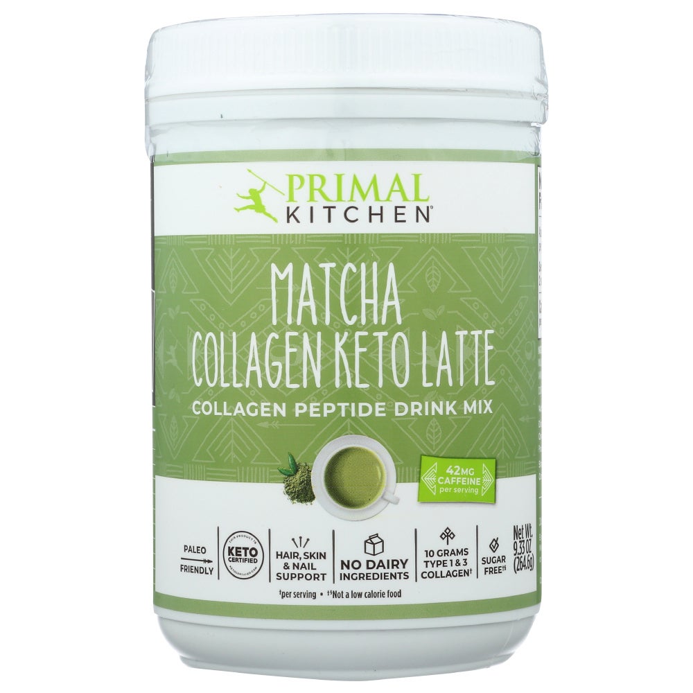 Drink Mix, Collagen Latte, Matcha,1 - 9.33 OUNCE