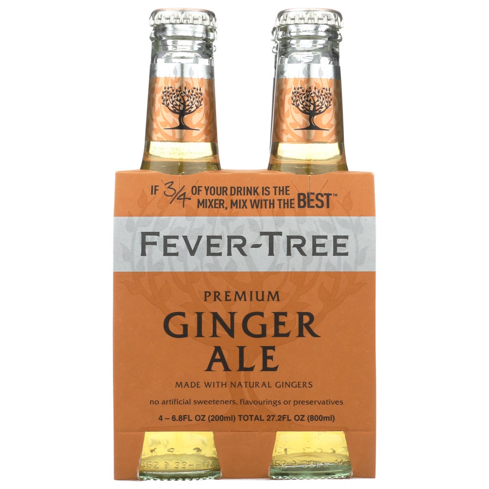 Soft Drink, Ginger Ale, 6.8 Fluid Ounce,6 - 4 COUNT