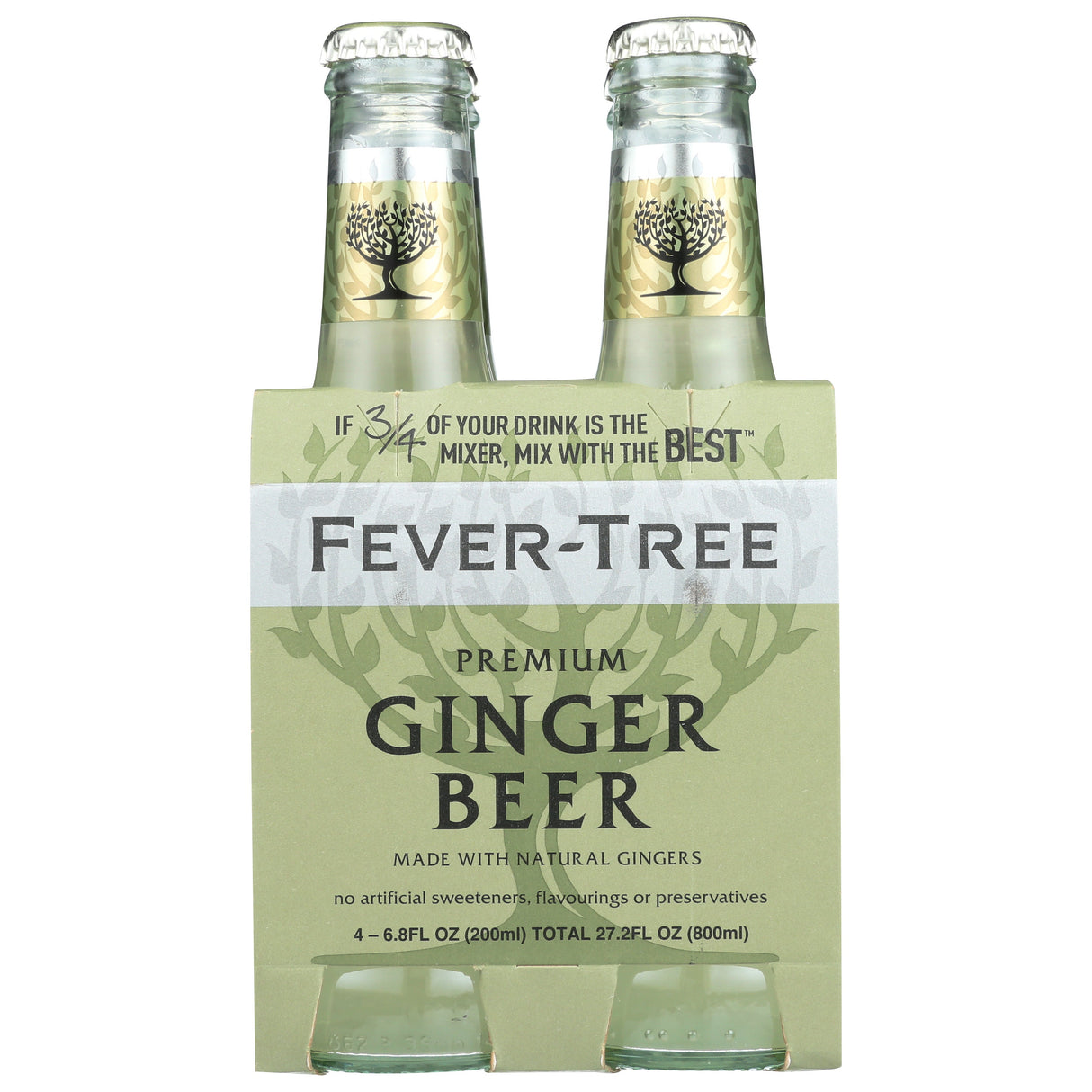 Soft Drink, Ginger Beer, 6.8 Fluid Ounce,6 - 4 COUNT