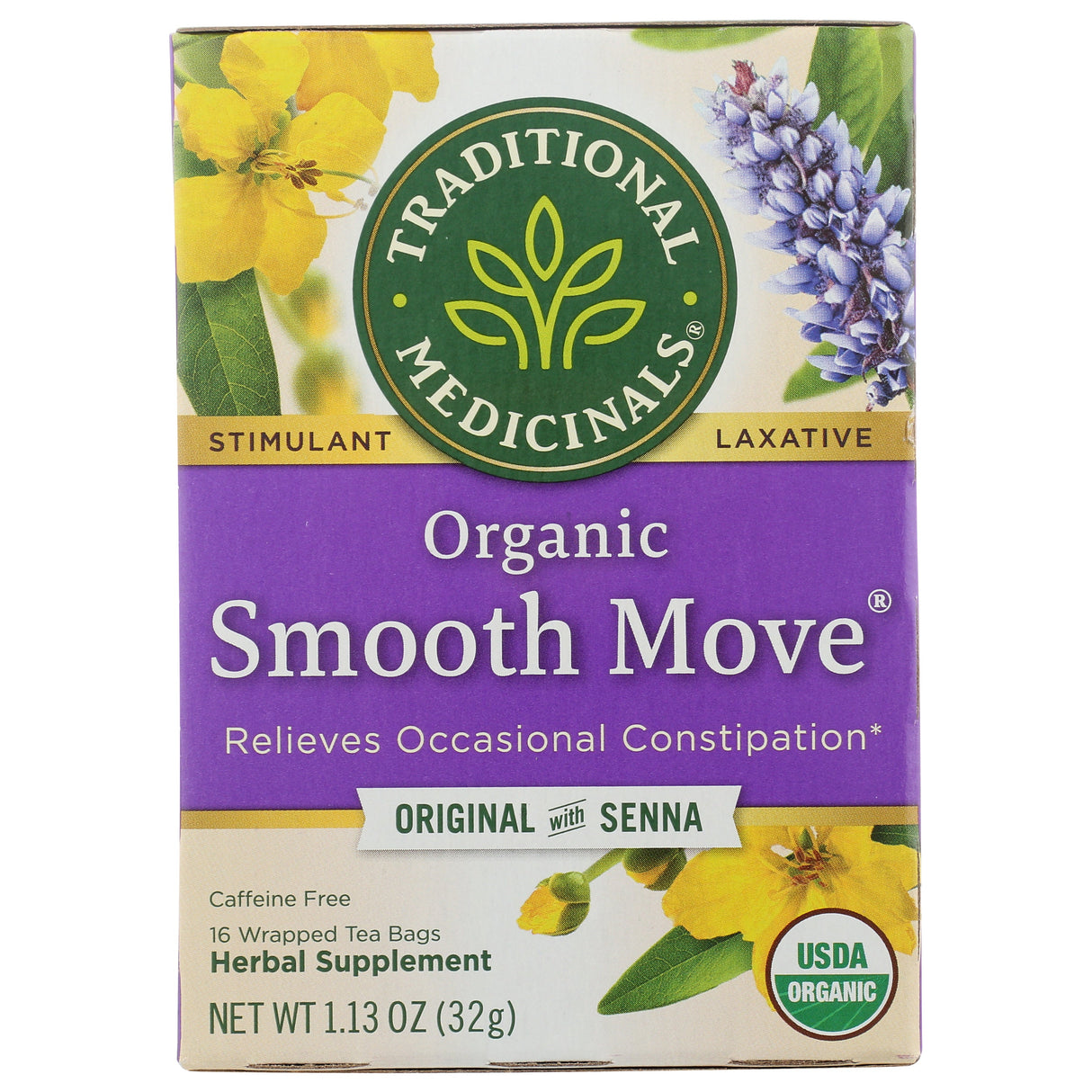 Tea, Herbal, with Senna, Individually Wrapped with String,6 - 16 COUNT