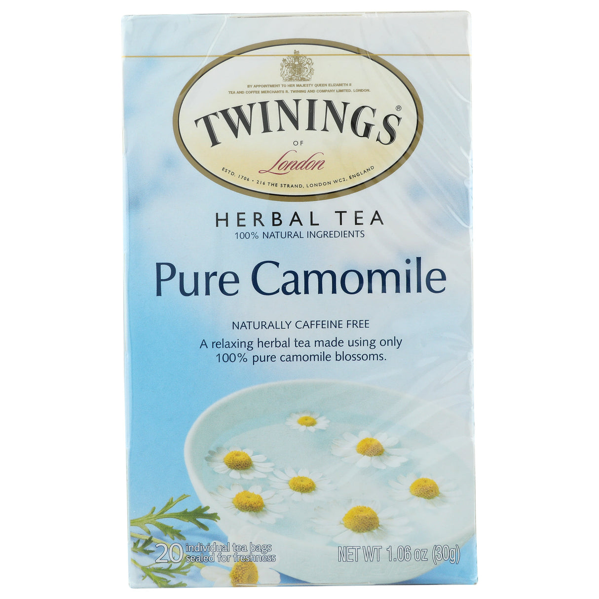 Tea, Herbal, Camomile, Individually Wrapped with String,6 - 20 COUNT