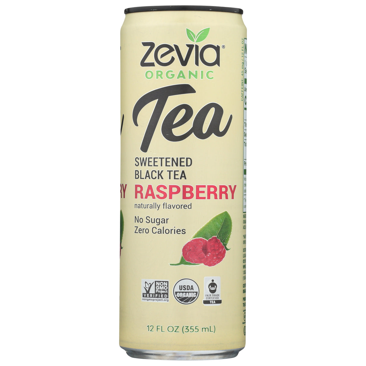 Tea, Sweetened Black, Raspberry, Zero Calorie, Single-Serve,12 - 12 FLUID