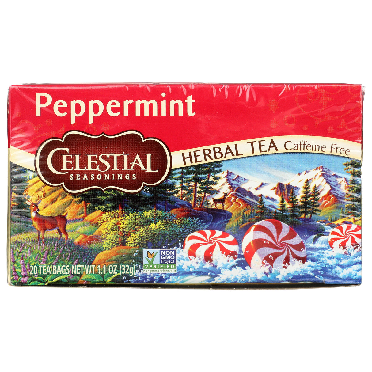 Tea, Herbal, Peppering, Individually Wrapped with String,6 - 20 COUNT