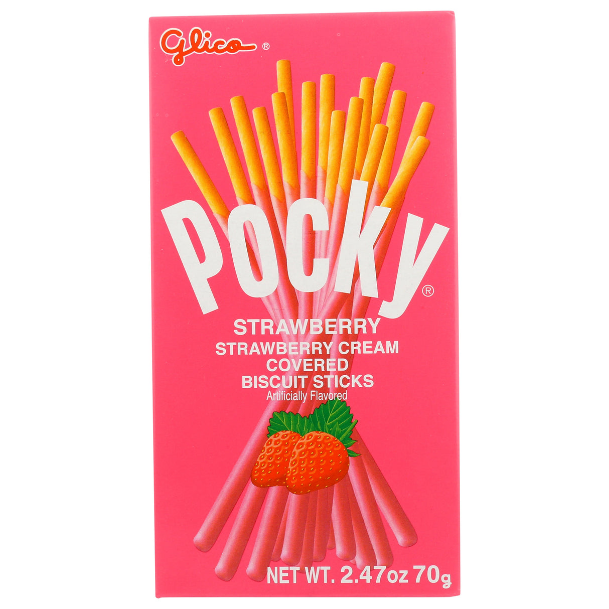 Cookies, Biscuit Stick, Strawberry Cream-Covered,10 - 2.47 OUNCE