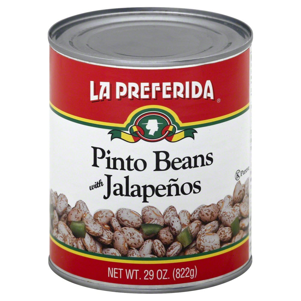 Bean, Pinto, with Jalapenos,12 - 29 OUNCE