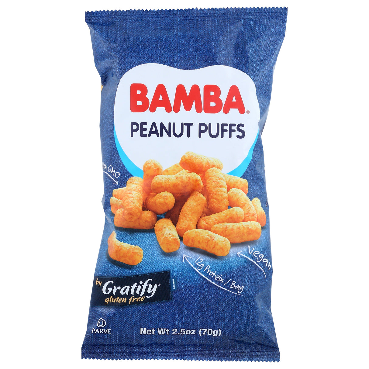 Snack Puffs, Peanut,12 - 2.5 OUNCE