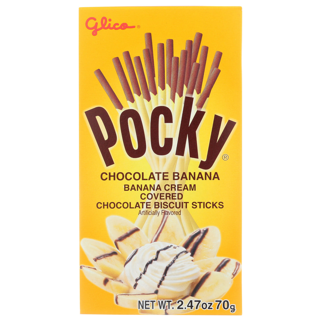 Cookies, Biscuit Stick, Chocolate, Banana Cream-Covered,10 - 2.47 OUNCE