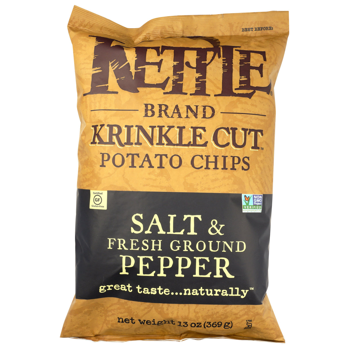 Chips, Potato, Crinkle-Cut, Salt & Fresh Ground Pepper,9 - 13 OUNCE