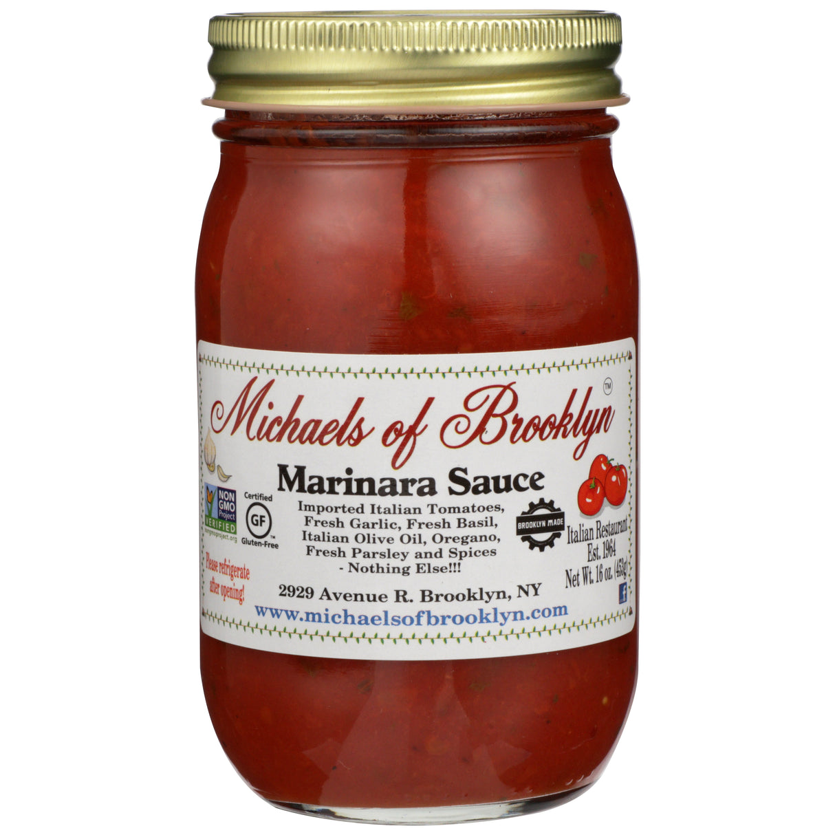Sauce, Marinara,6 - 16 OUNCE