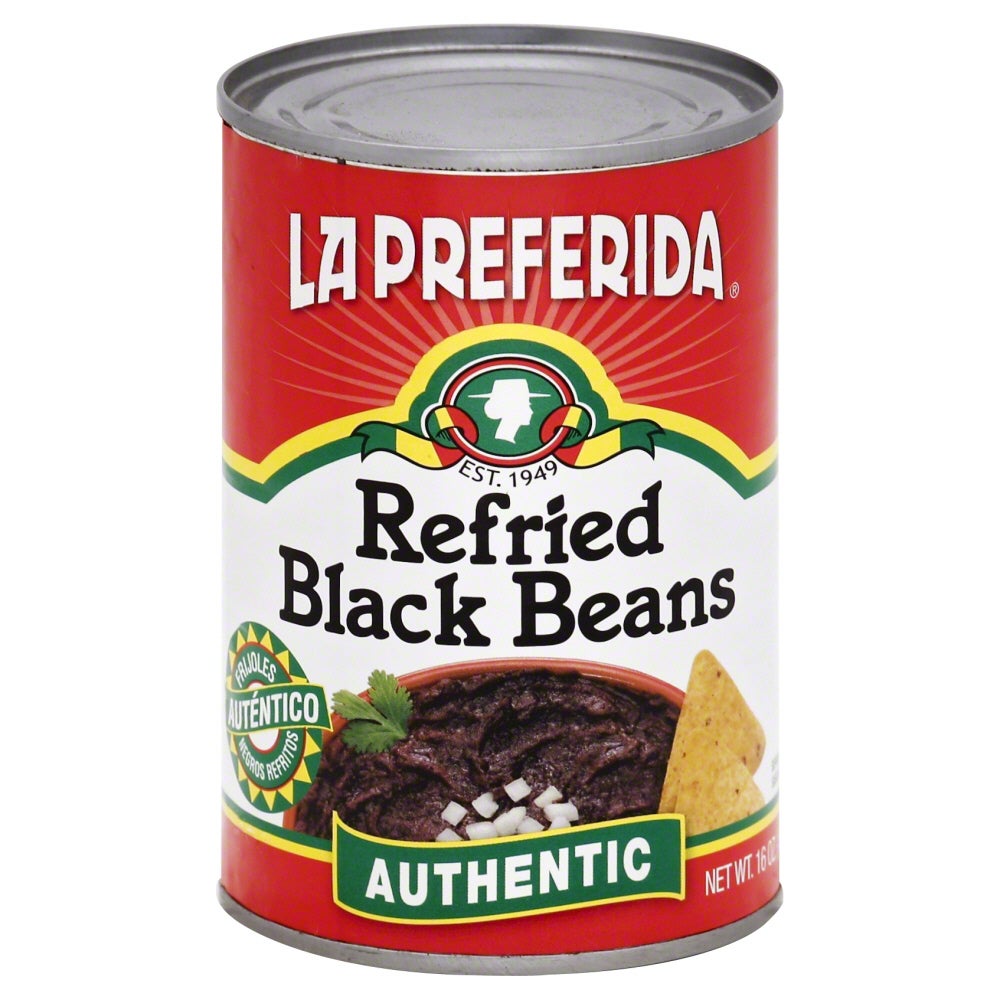 Beans, Black, Refried,12 - 16 OUNCE