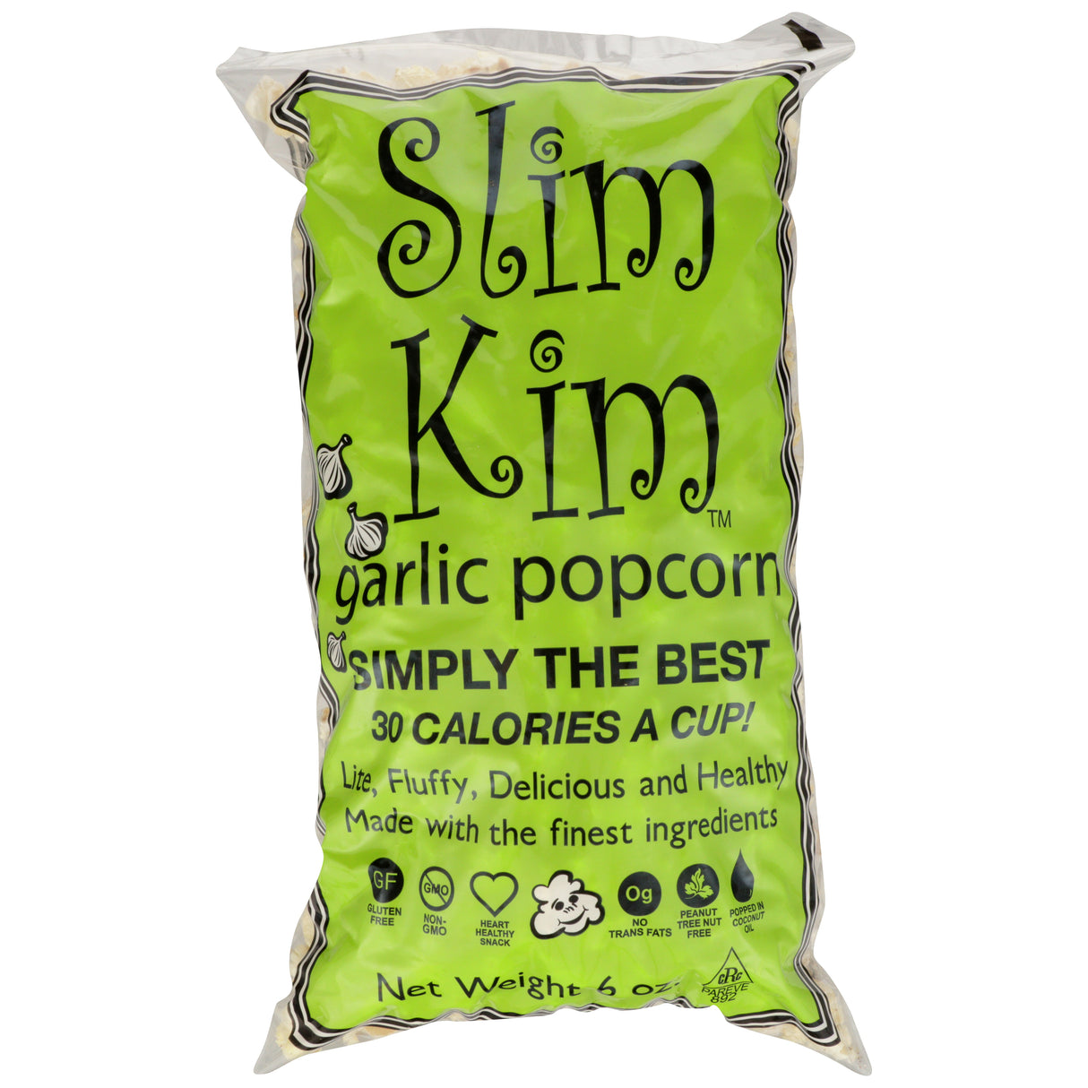 Popcorn, Ready-to-Eat, Garlic,12 - 6 OUNCE