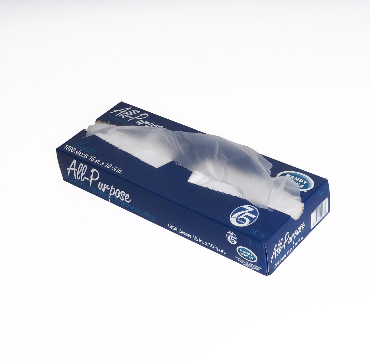Wraps, All-Purpose, 15 x 10.75 Inch, Polyethylene, Interfolded,8 - 1000 COUNT