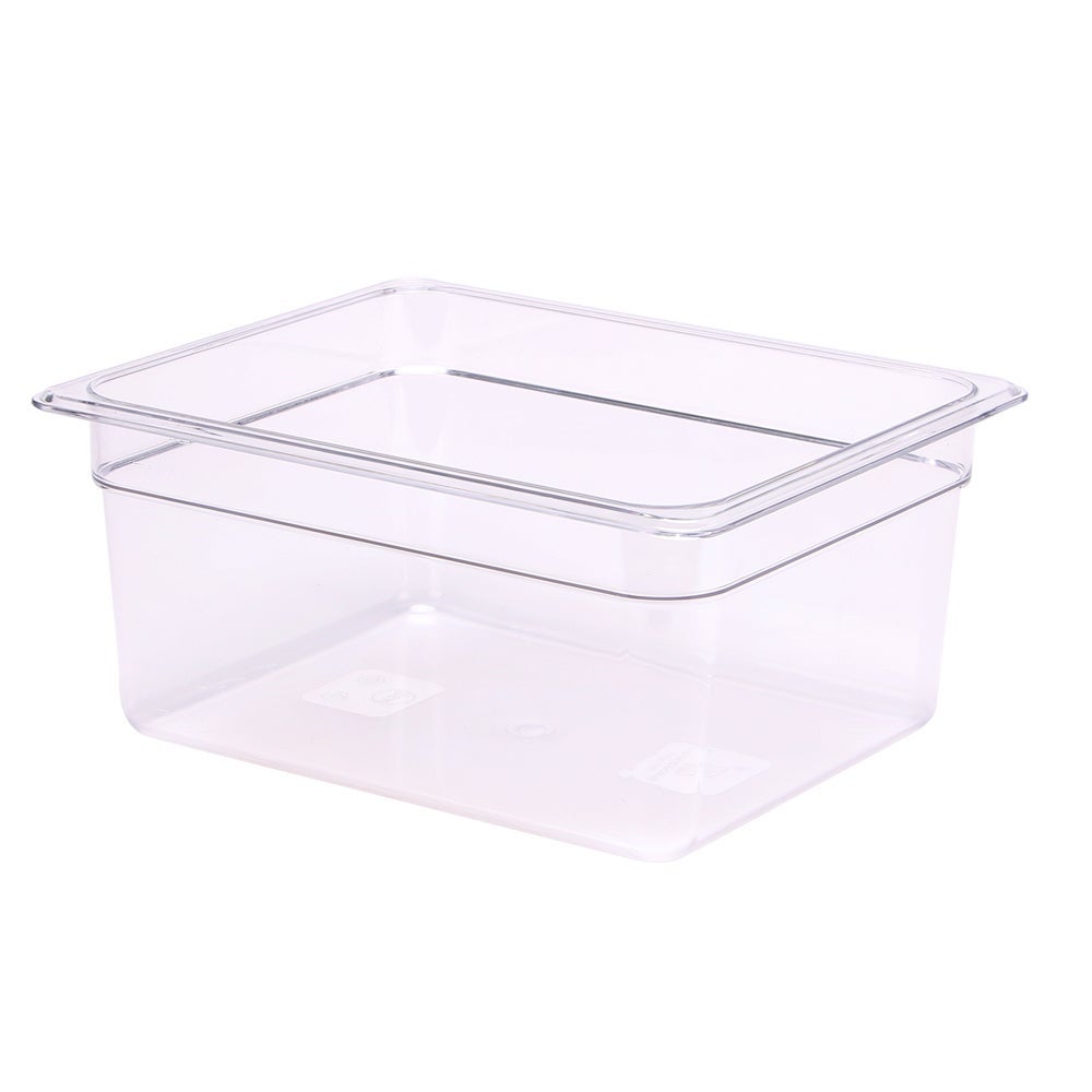 Pans, Food, 8.7 Quart, Half-Size, 12.8 x 10.3 x 6 Inch Clear, Plastic,10 - 1 EACH