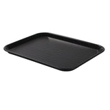 Trays, Fast Food, 14 x 18 Inch, Black, Plastic,50 - 1 EACH