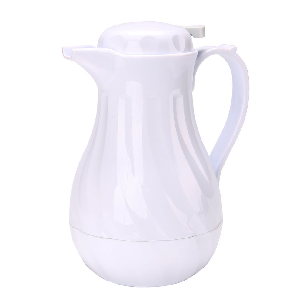 Carafe, Thermal, 64 Ounce, White, Push-Button,10 - 1 EACH