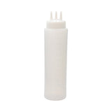 Bottles, Squeeze, 12 Ounce, Triple Dispersion Tip, Clear,1 - 6 COUNT