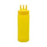 Bottles, Squeeze, 16 Ounce, Triple Dispersion Tip, Yellow,1 - 6 COUNT
