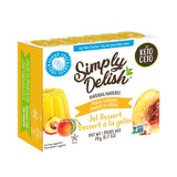 Gelatin Mix, Peach, Plant-Based, Sugar-Free,6 - 0.7 OUNCE