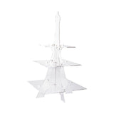 Display Stand, Food, Clear Tek 14.5 x 14.5 x 27.25 Inch, 3-Tier Eiffel Tower, Clear, Acrylic,1 - 1 EACH