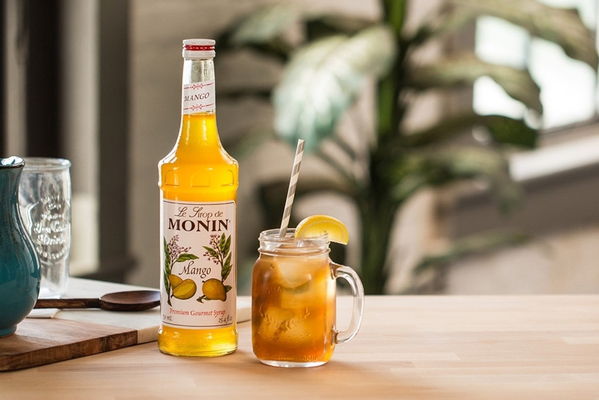 Beverage Syrup, Mango, Glass,12 - 750 ML