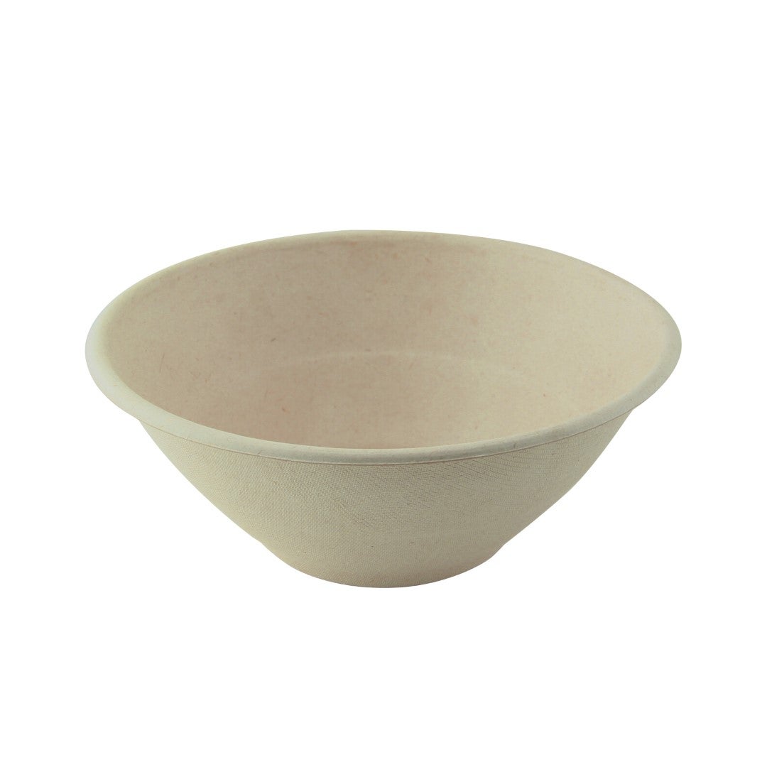 Bowls, 40 Ounce, Pulp, Brown, Round, 7.7 x 3 Inch,2 - 125 COUNT