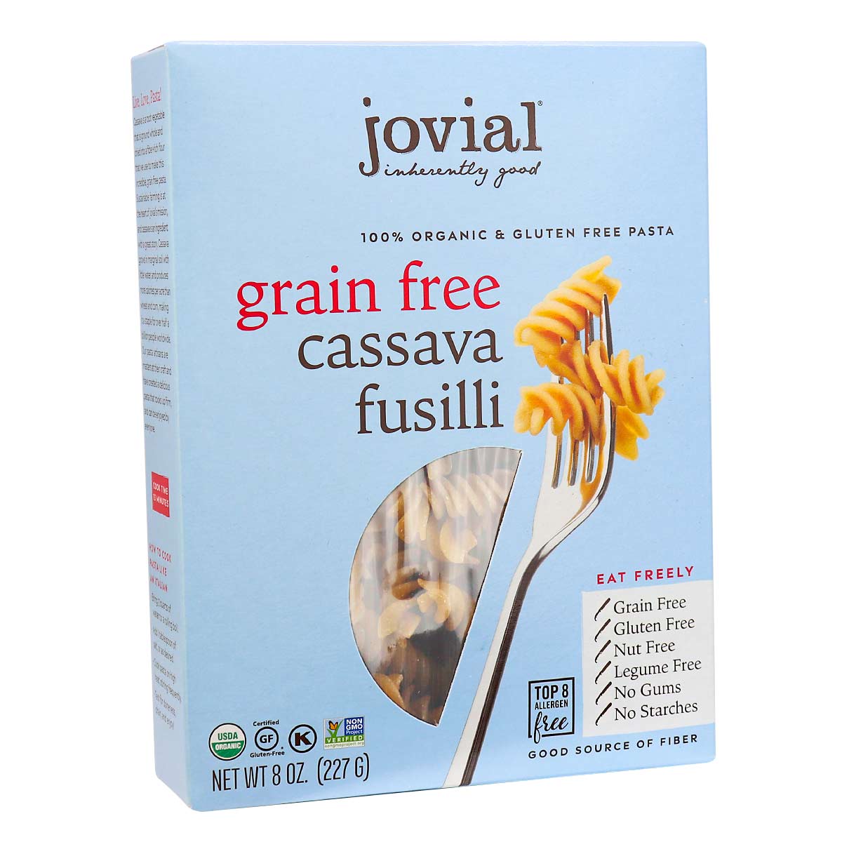 Pasta, Fusilli, Cassava,6 - 8 OUNCE