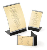 Holders, Easel Menu, 8.5 x 11 Inch, Curved, Acrylic,1 - 1 EACH
