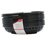 Baskets, Serving, Jumbo, Oval, Black, Polypropylene,3 - 12 COUNT