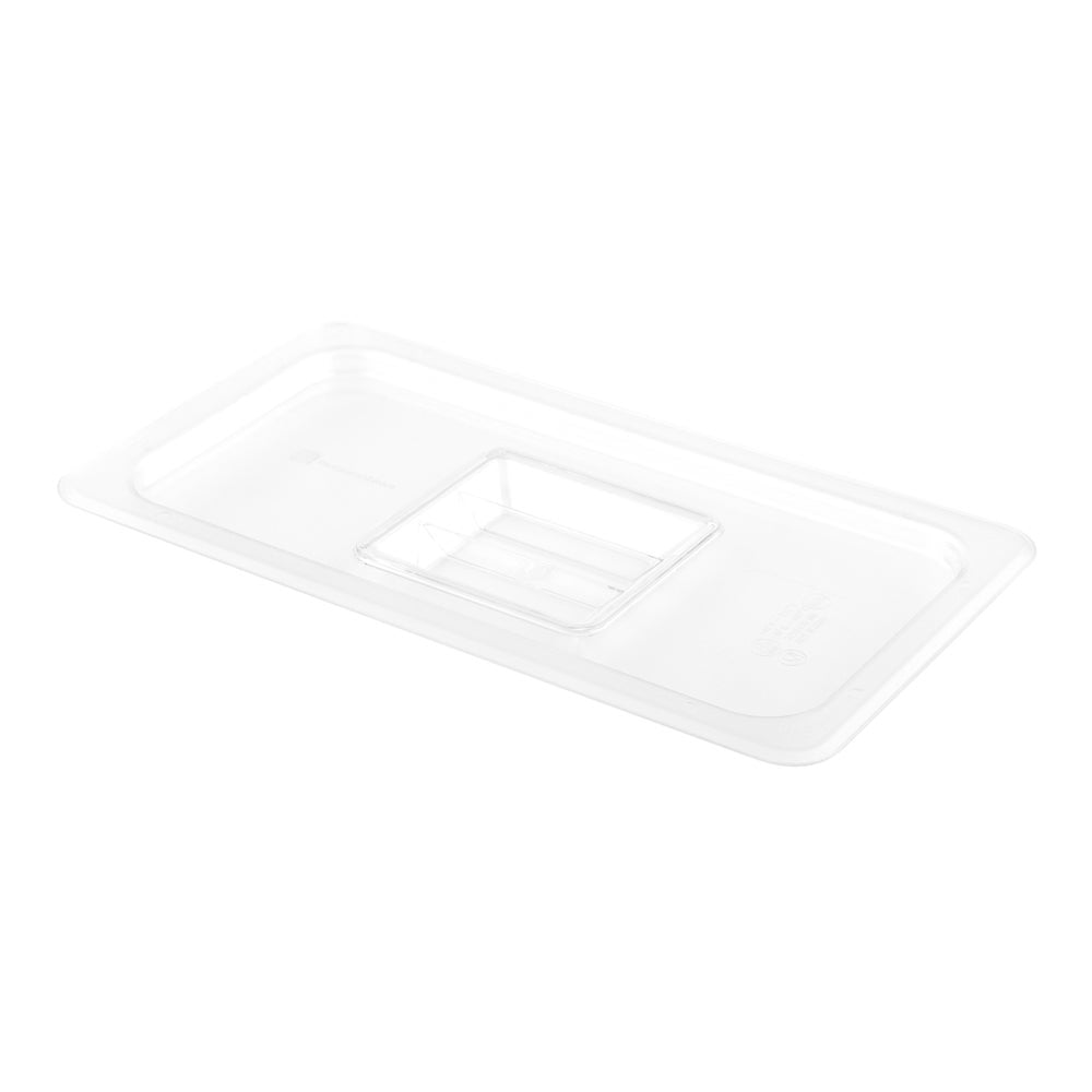 Lids, Food Pan, Clear, Plastic, for Third-Size Met Lux Containers,1 - 10 COUNT
