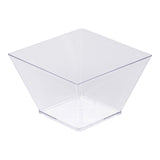 Bowls, 16 Ounce, Plastic, Clear Kova, Square,1 - 25 COUNT