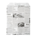 Bags, 7 x 5 Inch, Greaseproof Paper, White, Newsprint,1 - 25 COUNT