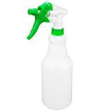 Spray Bottles, Trigger Mist, 25 Ounce, Adjustable Nozzle, Green,1 - 3 COUNT