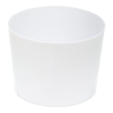 Cups, Dessert, 6 Ounce, Plastic, White Cylindro,1 - 10 COUNT