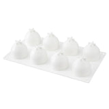 Molds, Baking, 8-Compartment, Peach, White, Silicone,1 - 10 COUNT
