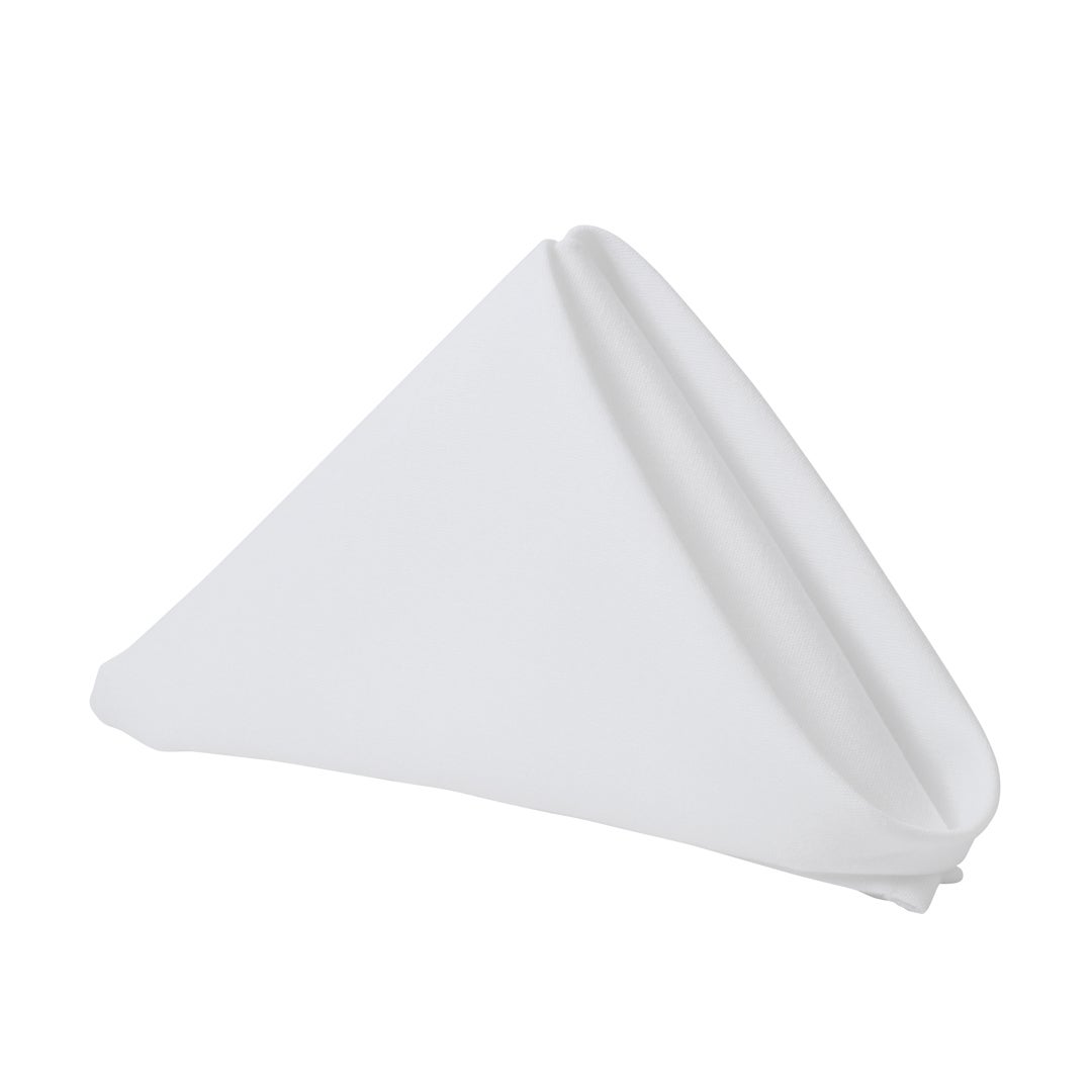 Napkins, Cloth, 20 x 20 Inch, White,1 - 10 COUNT