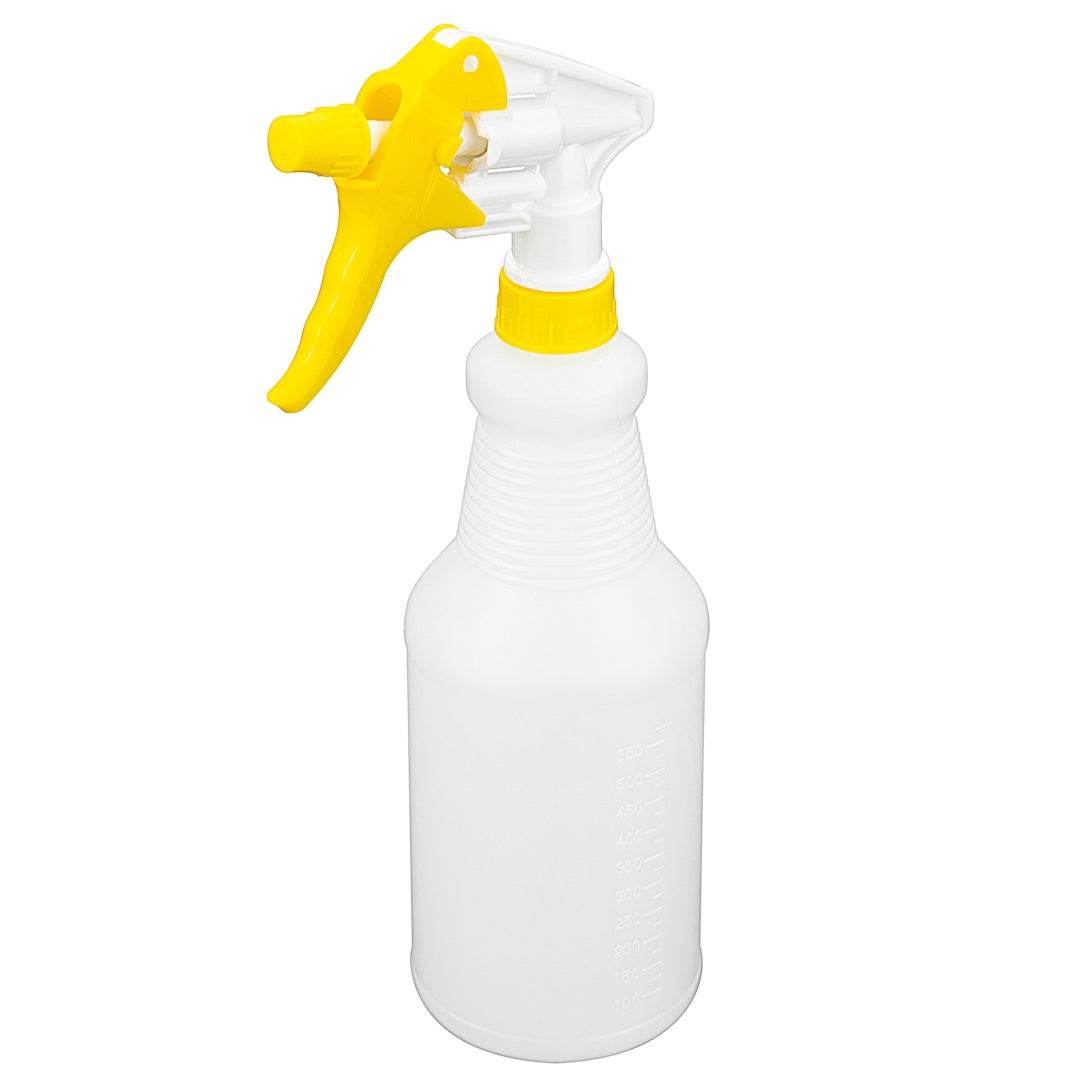 Spray Bottles, Trigger Mist, 25 Ounce, Adjustable Nozzle, Yellow,1 - 3 COUNT