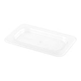Lids, Food Pan, Clear, Plastic, for Ninth-Size Met Lux Containers,1 - 10 COUNT