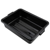 Boxes, Bus, Black, Plastic, 22 x 15.75 x 4.75 Inch,1 - 12 COUNT