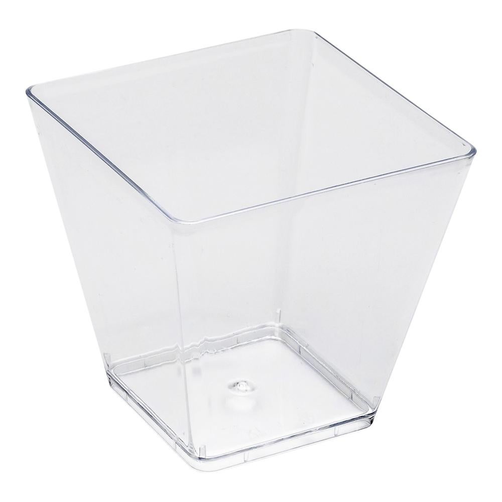 Cups, 5 Ounce, Plastic, Clear Kova, Square,1 - 20 COUNT