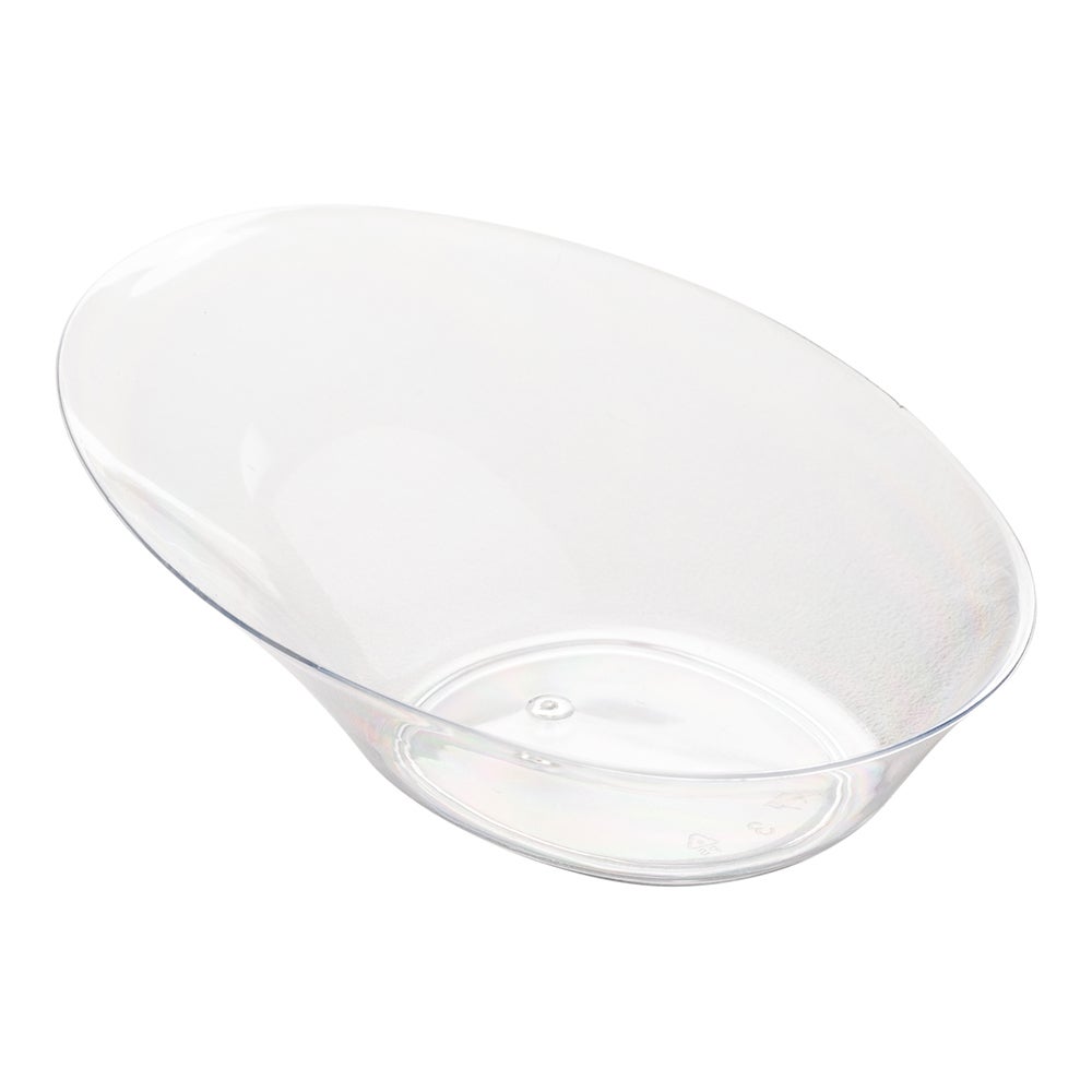 Dishes, Ellipse Serving, 4 x 3 x 1.25 Inch, Plastic, Clear, Oval,1 - 50 COUNT