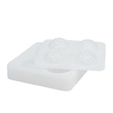 Molds, Baking, 4-Compartment, Lychee, White, Silicone,1 - 10 COUNT