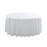 Table Cover, 120 Inch, Spandex, White, Round,1 - 1 EACH