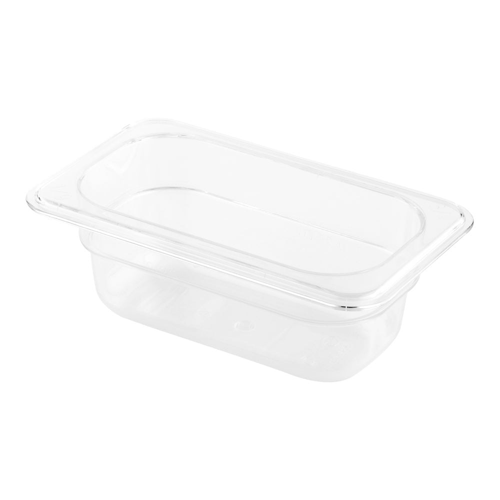 Pans, Food, Ninth-Size, Clear, Plastic, 2.5 Inch Deep,1 - 10 COUNT