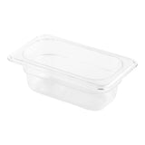 Pans, Food, Ninth-Size, Clear, Plastic, 2.5 Inch Deep,1 - 10 COUNT