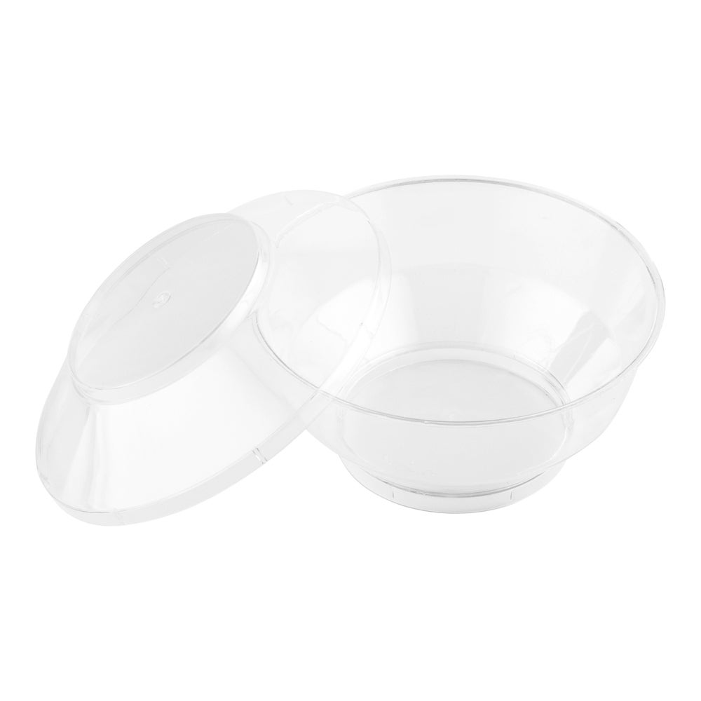 Cups, Deli Dessert, 6 Ounce, Plastic, Clear, with Lid,1 - 10 COUNT