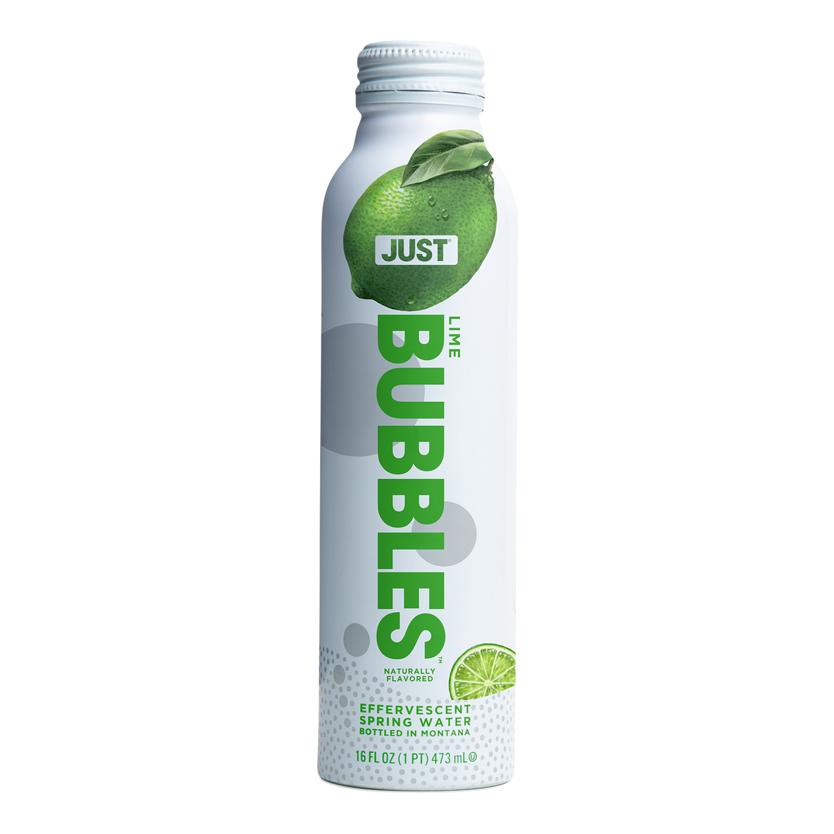 Water, Effervescent Sparkling Spring, Lime,12 - 16 FLUID