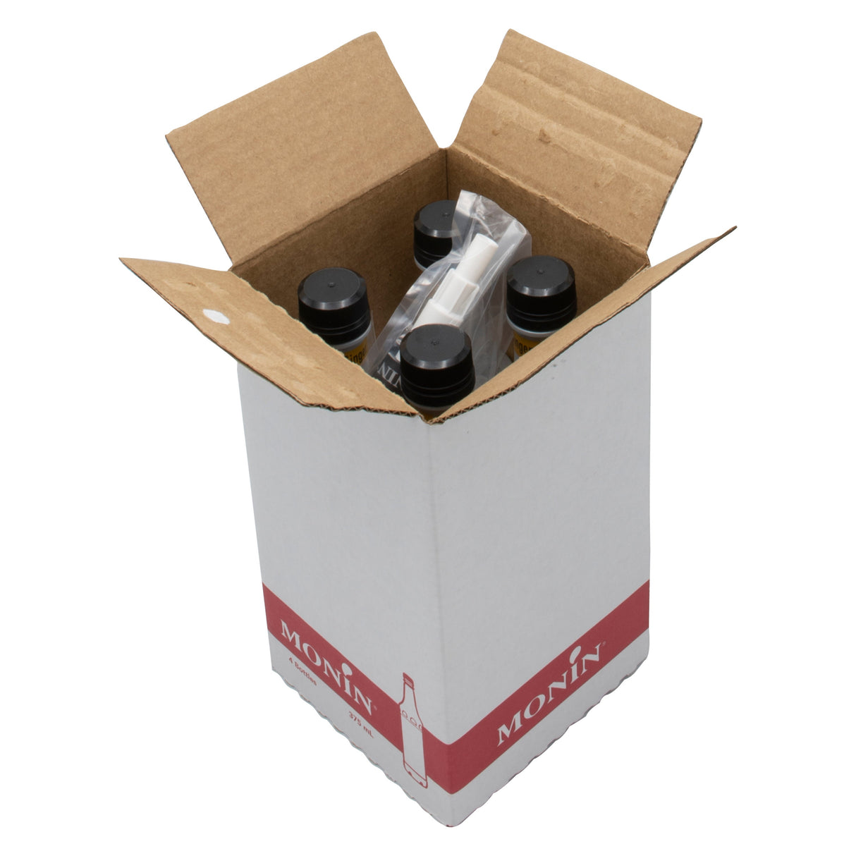 Beverage Syrup, Mint, Concentrated Flavor, Plastic,1 - 375 ML