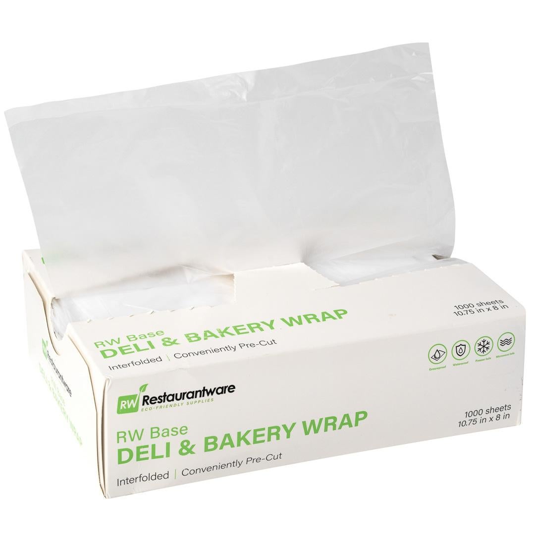 Wraps, Deli & Bakery, 10.75 x 8 Inch, Plastic, Interfolded,1 - 1000 COUNT