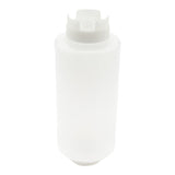 Bottles, Squeeze, 32 Ounce, Plastic, Clear, Inverted, Refill & Dispensing Lid,1 - 6 COUNT